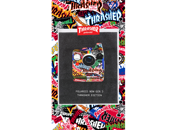 Polaroid Now Gen 3 Thrasher Edition Limited Instantkamera, I-Type. 600 film 