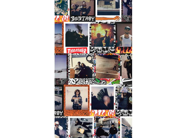 Polaroid Now Gen 3 Thrasher Edition Limited Instantkamera, I-Type. 600 film 