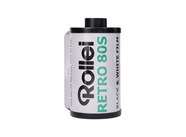 Rollei Retro 80S 135-36 ISO 80, S/H-film, 36 eksp. 