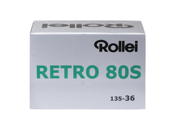 Rollei Retro 80S 135-36 ISO 80, S/H-film, 36 eksp. 
