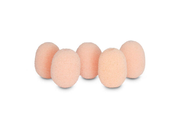 Rycote Lavalier Foams Beige 5-Pack 