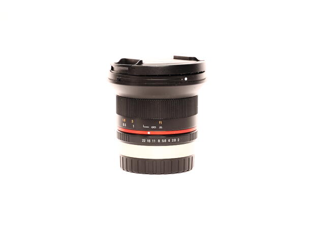 Samyang 12mm f/2.0 NCS CS BRUKT BRUKT, Se beskrivelse, for Fuji X 