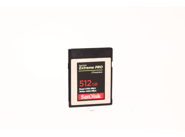 Sandisk CFexpress Type B 512GB BRUKT BRUKT, Se beskrivelse 
