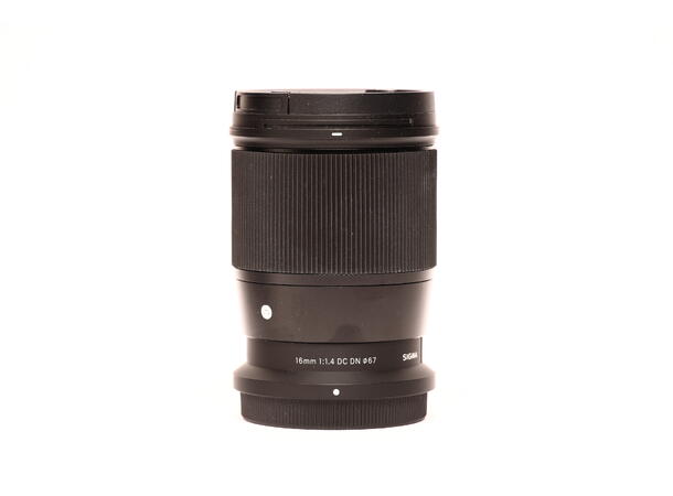 Sigma 16mm 1:1.4 DC DN BRUKT BRUKT, Se beskrivelse, for Nikon Z 