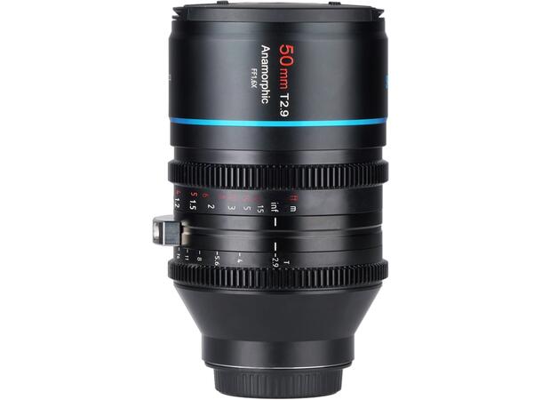 Sirui 50mm T2.9 1,6x Anamorphic Nikon Z Aanamorph videoobjektiv for fullformat