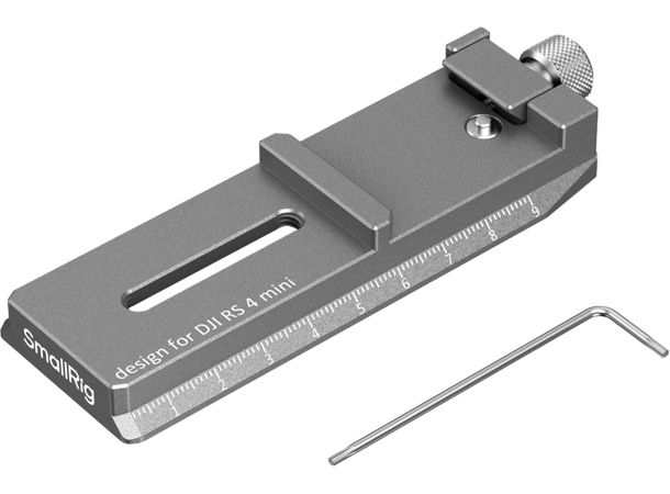 SmallRig 5336 QR-Plate for DJI RS 4 Mini Hurtigfesteplate for DJI RS 4 Mini 