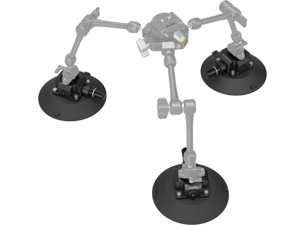 Smallrig 4114 Sugekopp med kamerafeste 15cm Sugekopp, Maksvekt 8-10 kg. 