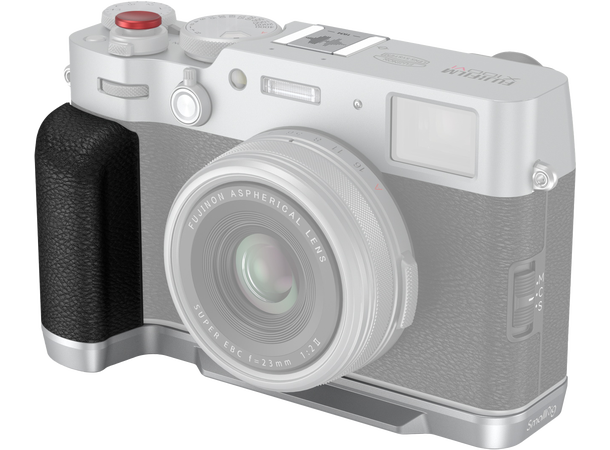 Smallrig 4555 Håndgrep for X100VI sølv Håndgrep Fujifilm X100VI og X100V 