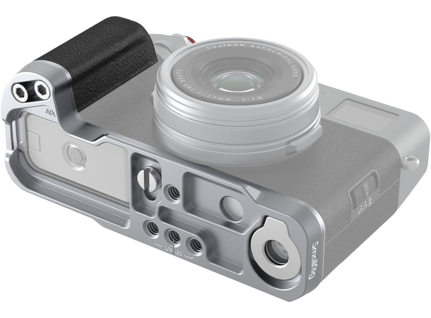 Smallrig 4555 Håndgrep for X100VI sølv Håndgrep Fujifilm X100VI og X100V 