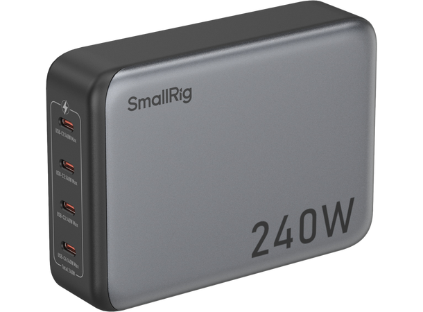 Smallrig 4752 240W 4-Port PD Power Adapt Kraftig USB-lader 