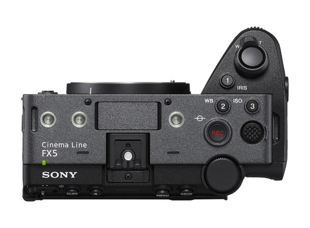 Sony FX5 videokamera 5K open gate, RAW, 16-trinns dynamisk 