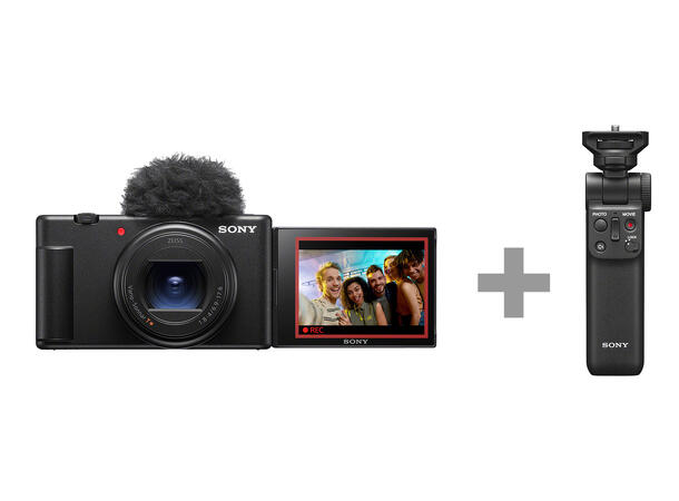 Sony ZV-1 II vloggkamera m/ grep inkl grepet Sony GP-VPT2BT 