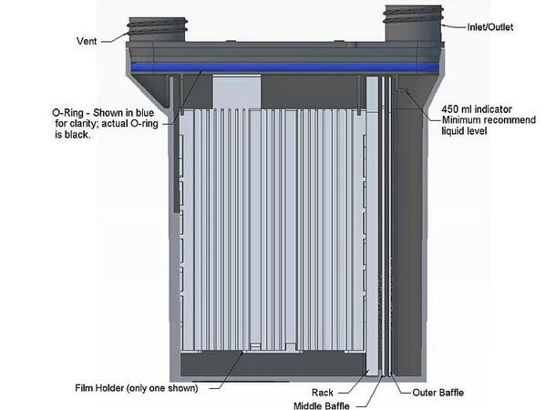 Stearman Press SP-445 Compact 4x5 Film Processing System 