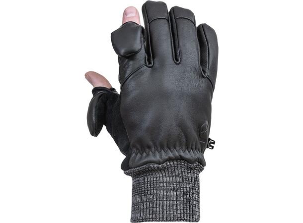 Vallerret Hatchet Fotohanske Sort L Klassisk, stilren fotohanske i lær 