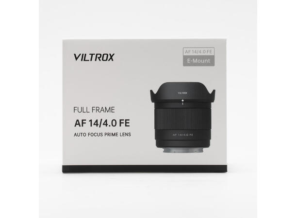 Viltrox AF 14mm f/4.0 AIR Sony FE Ultrakompakt fullformat vidvinkel 
