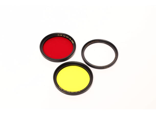 3 stk B+W filter 43mm for S/H BRUKT BRUKT, Se beskrivelse 