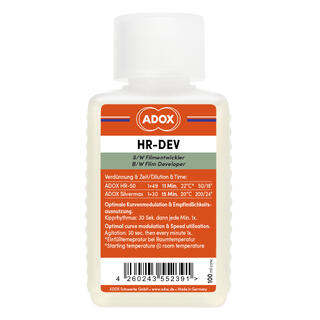 Adox HR-DEV 100 ml conc. Kurveoptimalisert fremkaller for HR-50