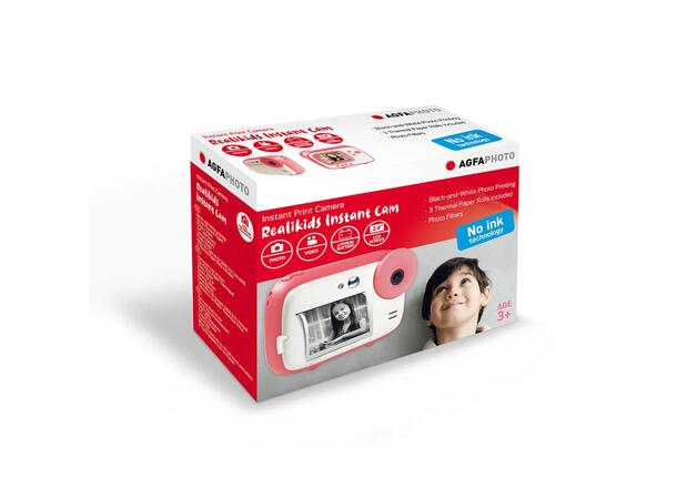 AgfaPhoto Realikids Rosa Utskriftskamera Direkteutskrift på thermisk papir 