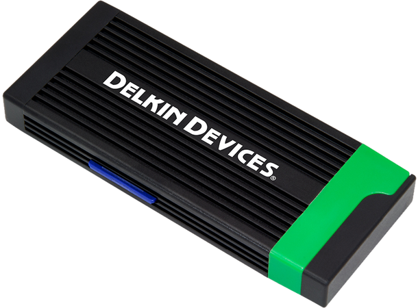 Delkin Cardreader CFexpress og SD For C-express Type-B og SD-kort