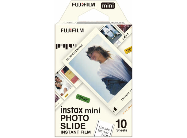 Fujifilm Instax Film mini Photo Slide 10 bilder, fargefilm Fuji Instax mini 