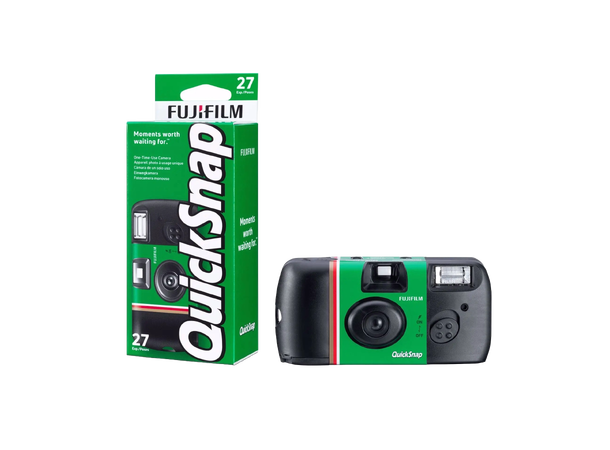 Fujifilm QuickSnap Flash 400 27exp Engangskamera, 27 bilder, ISO400 