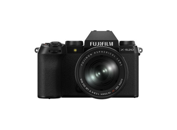 Fujifilm X-S20 kit m/18-55mm f/2.8-4.0 Ypperlig for Vlogging og allround bruk