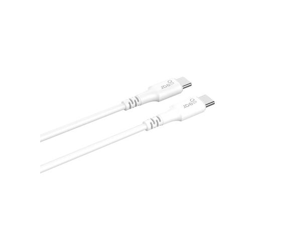 Gear Ladekabel USB-C til USB-C 0,5 m USB 2.0, 0.5 m Kabel Hvit 