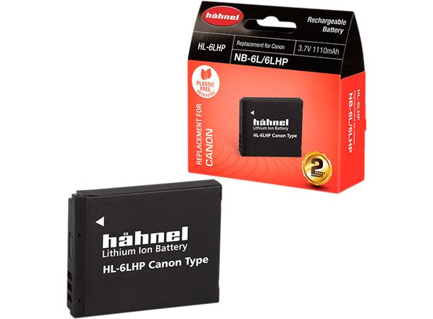 Hahnel Batteri Canon HL-6LHP Erstatningsbatteri for Canon NB-6L 