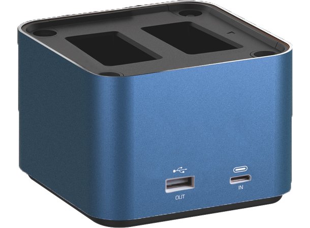 Hahnel ProCube 3 Twin Charger, Panasonic Smart dobbellader 