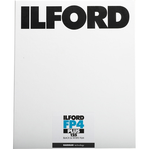 Ilford Film FP4 Plus 8x10 Bladfilm 8x10&quot; 25 Ark