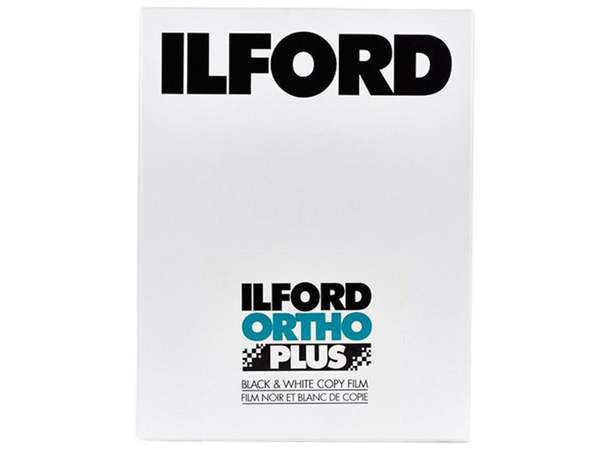 Ilford Ortho Plus 4x5 Bladfilm 4x5" 25 Ark 