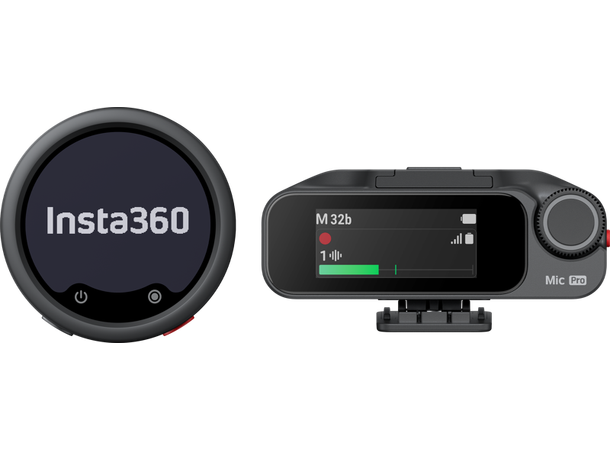 Insta360 Mic Pro (1 TX + 1 RX) Avansert trådløs mikrofon 