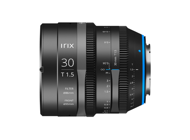 Irix Cine 30mm T1.5 for Sony E Fullformat Ultra HD 8K klar