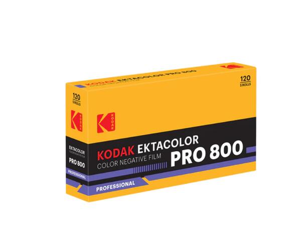 Kodak Ektacolor Pro 800 120 5-pakning 120-film, 800 ASA, 5 ruller 