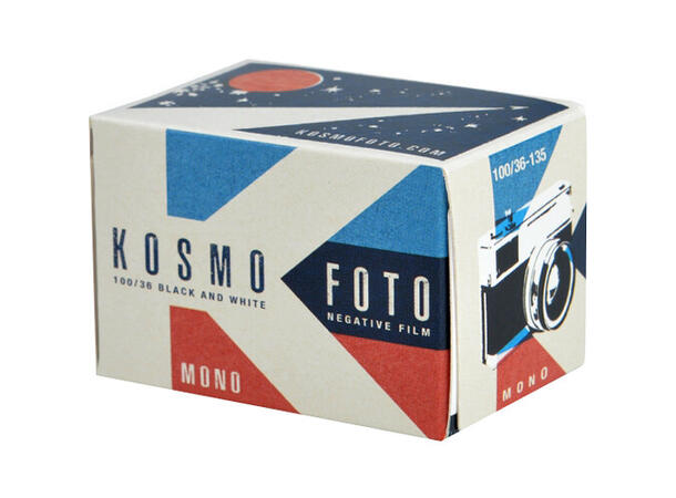Kosmo Foto Mono 100, 135/36 ISO 100, S/H-film, 36 eksp.
