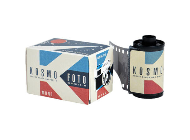 Kosmo Foto Mono 100, 135/36 ISO 100, S/H-film, 36 eksp.