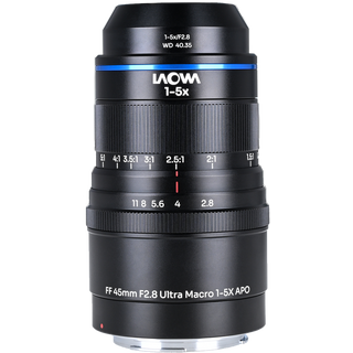 Laowa Aksen 45mm F/2.8 - 1-5x EF Ultra Makro APO - Canon EF
