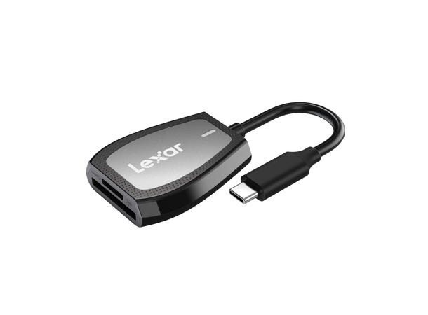 Lexar Professional 2-i-1 kortleser USB-C USB 3.1, for SD og MicroSD, UHS-II 