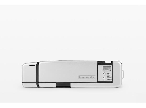 Lomography Lomomatic 110 Flash Metal Kamera med blits for 110-film, i metall 