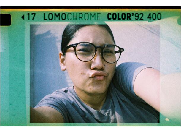 Lomography Lomomatic 110 Flash Metal Kamera med blits for 110-film, i metall 