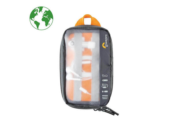 Lowepro Pouch GearUp Mini GL Mørkegrå Kompakt reiseveske for kabler, adaptere 