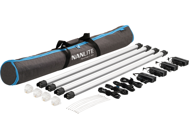 NanLite Pavotube II 30C LED RGBWW 4 Light Kit 