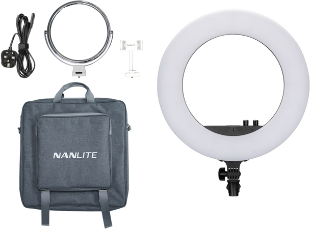 Nanlite Halo18 LED Ringlys Ringlys for mobil, vlogging og sminke 