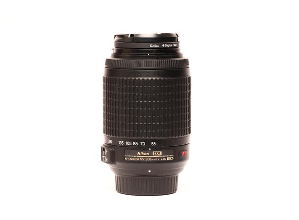 Nikon 55-200mm 1:4-5.6 G ED DX BRUKT BRUKT, Se beskrivelse 