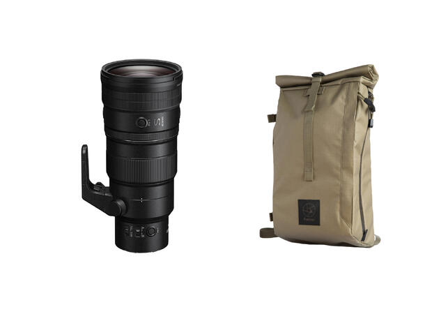 Nikon Z 400mm f/4.5 VR S + F-STOP sekk Stabilisert makroobjektiv for Nikon Z 