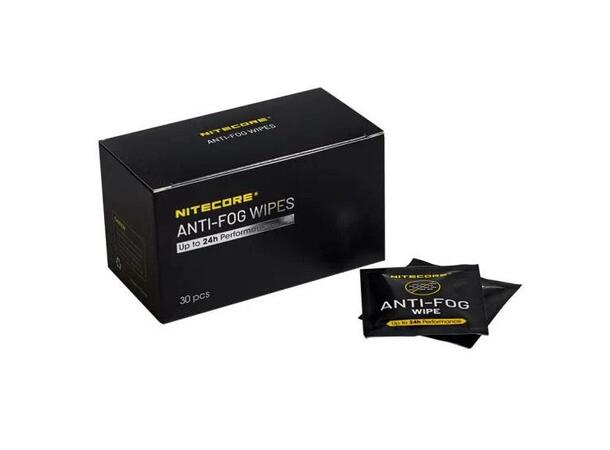 Nitecore Anti-fog Wipes Anti-dugg kluter, 30stk 
