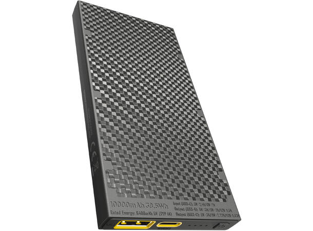 Nitecore NB10000 Powerbank Gen 2 10 000mAh. Solid, lett og kompakt. IPX5 