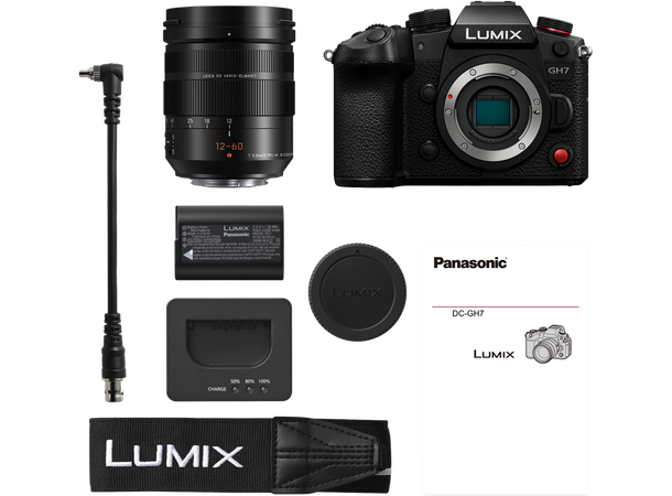 Panasonic Lumix GH7 12-60mm Leica F2.8-4 5.7K, 10bit, 25.2 megapiksler 