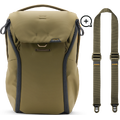 Peak Design Everyday Backpack 20L + Reim Inkludert Slide Lite - 20L Kelp