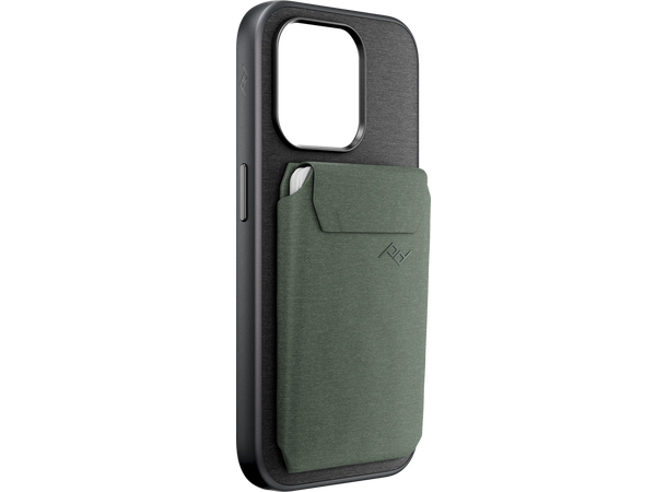 Peak Design Mobile Wallet Slim Sage Magnetisk mobilmonterbar lommebok